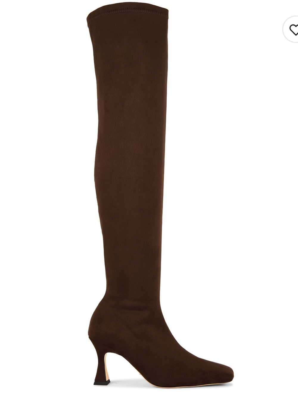 Tony Bianco Boots Fancy Over The Knee Stretch Suede in Chocolate Brown